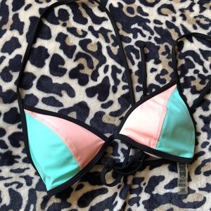 Multi Color PINK Bikini Top